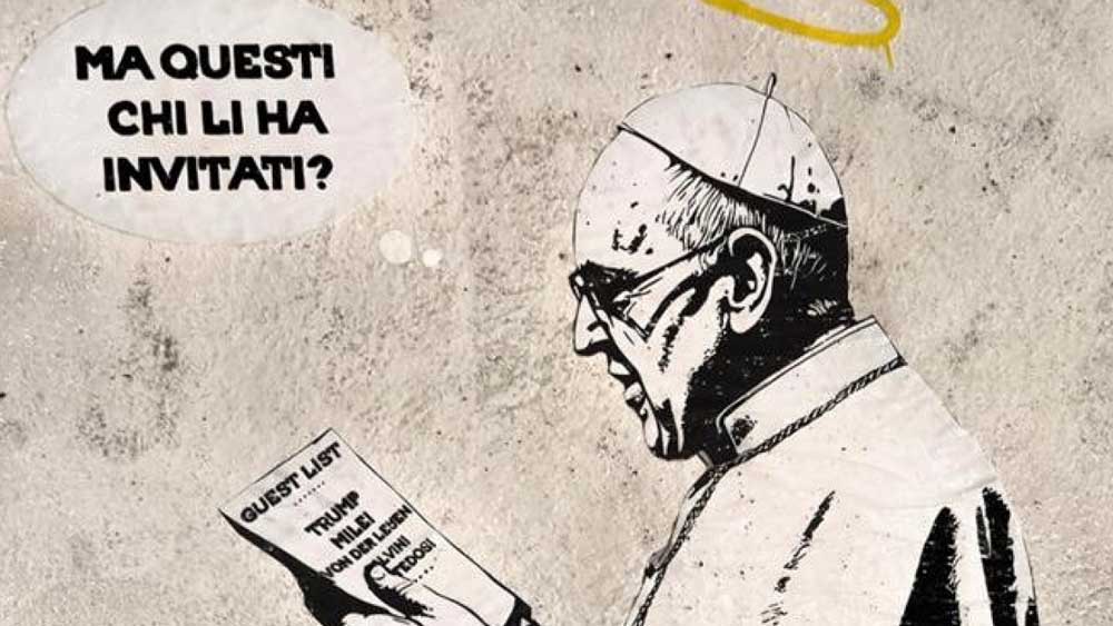 Una lista inaspettata, la nuova provocazione di Laika dedicata a Papa Francesco