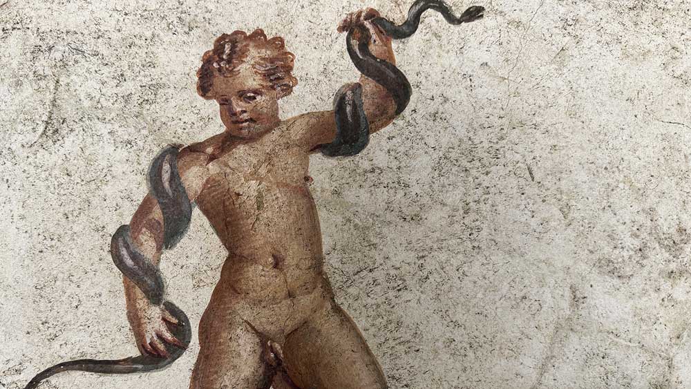 Ercole ritorna a Civita Giuliana, un affresco ritrovato e una storia ricomposta